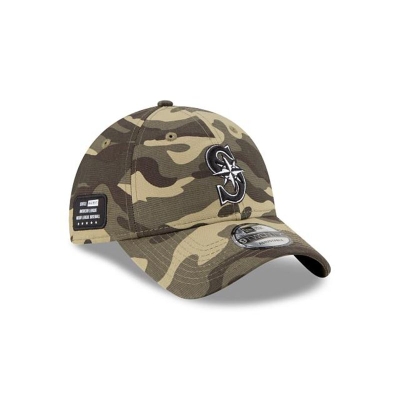 Seattle Mariners Gorra | New Era MLB Armed Forces Weekend 9twenty Adjustable Cap Mexico - Verdes